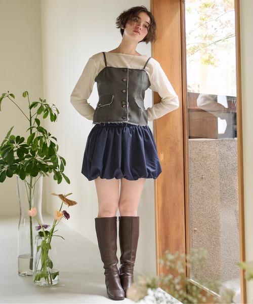 セール】gather balloon skirt / ギャザーバルーンスカート（スカート