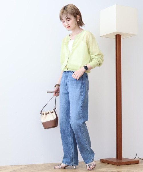 AMERICAN HOLIC（アメリカンホリック）の「シアークルーネックニットカーディガン（カーディガン/ボレロ・レディース・その他6/ブラック/ライトブルー/アイボリー/シルバー・M/L）」の10枚目の写真