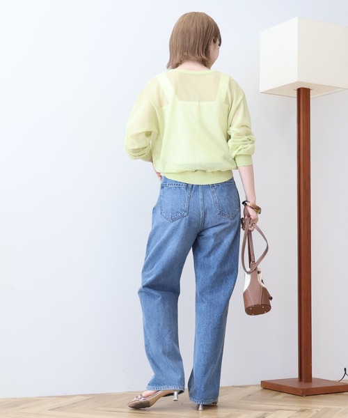 AMERICAN HOLIC（アメリカンホリック）の「シアークルーネックニットカーディガン（カーディガン/ボレロ・レディース・その他6/ブラック/ライトブルー/アイボリー/シルバー・M/L）」の11枚目の写真