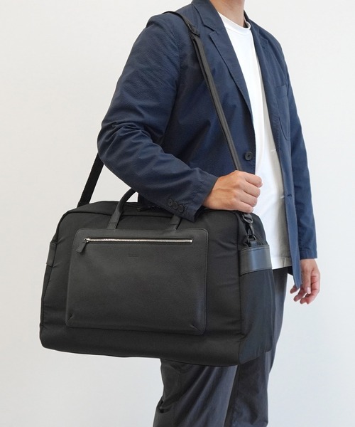 MACKINTOSH PHILOSOPHY(マッキントッシュ フィロソフィー)の「ボストンバッグ グリーノツク 17736(ボストンバッグ・メンズ・ベージュ系その他/ネイビー/ブラック・FREE)」の1枚目の写真
