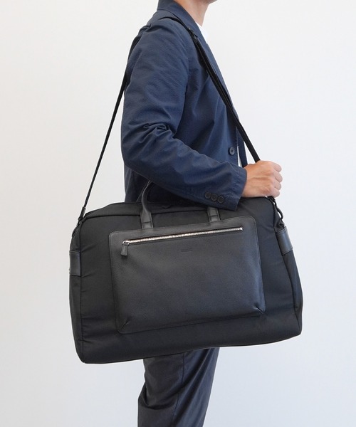 MACKINTOSH PHILOSOPHY(マッキントッシュ フィロソフィー)の「ボストンバッグ グリーノツク 17736(ボストンバッグ・メンズ・ベージュ系その他/ネイビー/ブラック・FREE)」の4枚目の写真