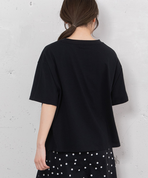 POU DOU DOU（プードゥドゥ）の「ランダムフリルTee（Tシャツ/カットソー・レディース・オフホワイト/ブラック/ダークグリーン・M/3）」の10枚目の写真