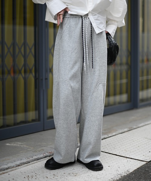 Marient(マリエント)の「カットワークWストリングPT(スウェットパンツ・レディース・アイボリー・FREE)」の12枚目の写真