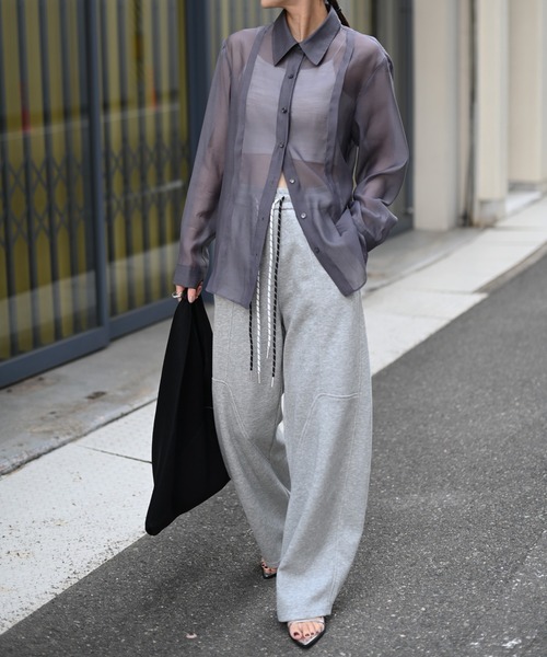 Marient(マリエント)の「カットワークWストリングPT(スウェットパンツ・レディース・アイボリー・FREE)」の19枚目の写真