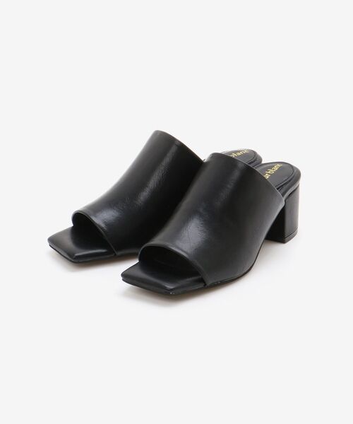 le.coeur blanc（ルクールブラン）の「《WEB限定アイテム》スクエアトゥカバードサンダル（サンダル・レディース・ブラウン/ブラック・36/37/38）」の13枚目の写真