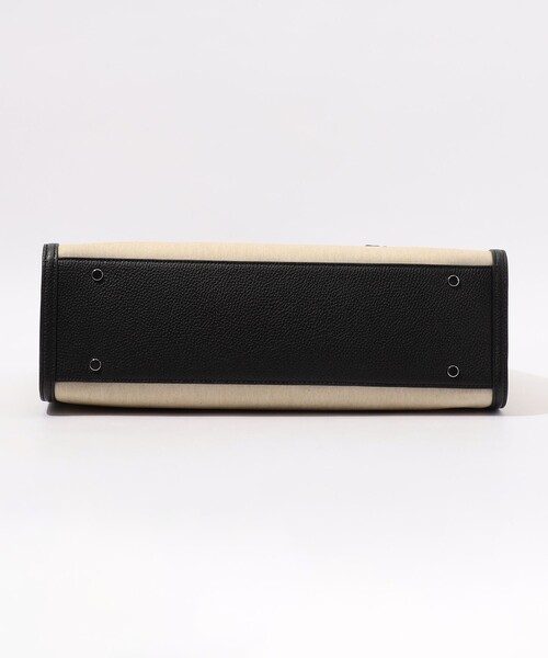 TOMORROWLAND （トゥモローランド）の「TOMORROWLAND キャンバスレザーコンビ トートバッグ（トートバッグ・メンズ・ブラック系その他・FREE）」の5枚目の写真