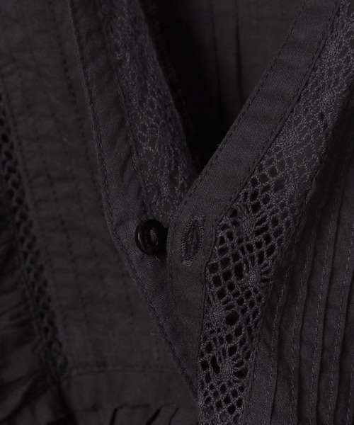 LEPSIM（レプシィム）の「ボリュームレースブラウス　323364（シャツ/ブラウス・レディース・ライトパープル/ブラック/オフホワイト・FREE）」の17枚目の写真