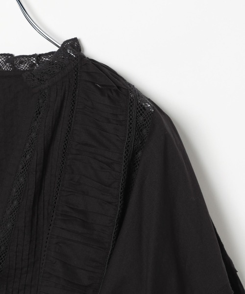 LEPSIM（レプシィム）の「ボリュームレースブラウス　323364（シャツ/ブラウス・レディース・ライトパープル/ブラック/オフホワイト・FREE）」の18枚目の写真