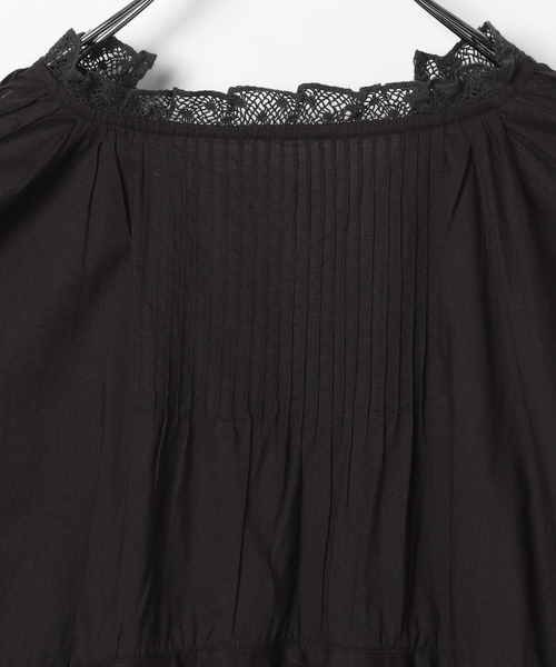 LEPSIM（レプシィム）の「ボリュームレースブラウス　323364（シャツ/ブラウス・レディース・ライトパープル/ブラック/オフホワイト・FREE）」の10枚目の写真