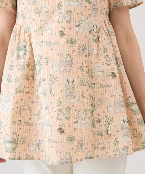 Jolly Poupee(ジョリープッペ)の「【22fabric】ジャムラボ/ ブラウス(シャツ/ブラウス・レディース・グリーン/ベージュ・40/46/42/38)」の11枚目の写真