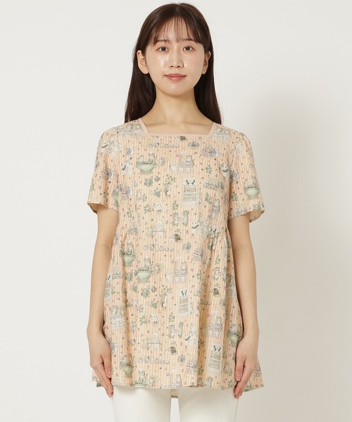 Jolly Poupee(ジョリープッペ)の「【22fabric】ジャムラボ/ ブラウス(シャツ/ブラウス・レディース・グリーン/ベージュ・40/46/42/38)」の16枚目の写真