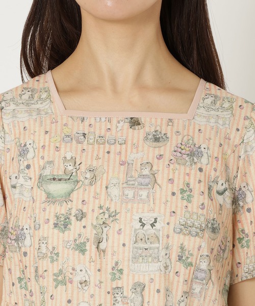 Jolly Poupee(ジョリープッペ)の「【22fabric】ジャムラボ/ ブラウス(シャツ/ブラウス・レディース・グリーン/ベージュ・40/46/42/38)」の7枚目の写真