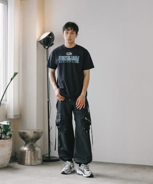 FRUIT OF THE LOOM(フルーツオブザルーム)の「FRUIT OF THE LOOM /フルーツオブザルームPrint T-Shirt B 半袖Tシャツ 2026新作 再入荷 秋服 2026年秋冬(Tシャツ/カットソー・メンズ・ホワイト/ブラック/グレー・XL/M/L)」の15枚目の写真