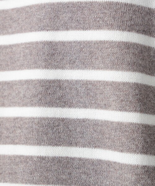 Gran Sasso(グランサッソ)の「GRAN SASSO / 12ゲージ ボーダー タートルネックニット(ニット/セーター・メンズ・ネイビー/グレー・48/46/44/52/50)」の13枚目の写真