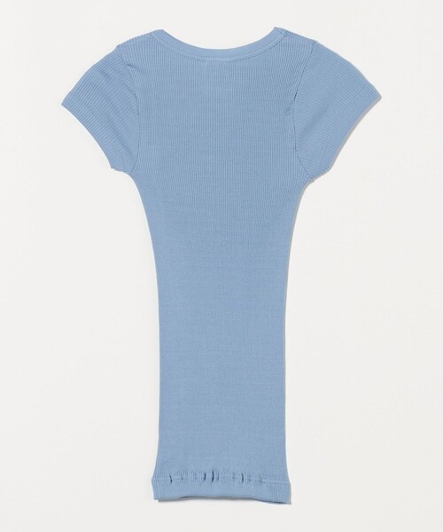 gicipi（ジチピ）の「＜gicipi＞CALCIO フレンチスリーブ Tシャツ（Tシャツ/カットソー・レディース・オフホワイト/ブラック/ライトブルー・FREE）」の16枚目の写真