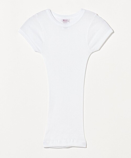 gicipi（ジチピ）の「＜gicipi＞CALCIO フレンチスリーブ Tシャツ（Tシャツ/カットソー・レディース・オフホワイト/ブラック/ライトブルー・FREE）」の20枚目の写真