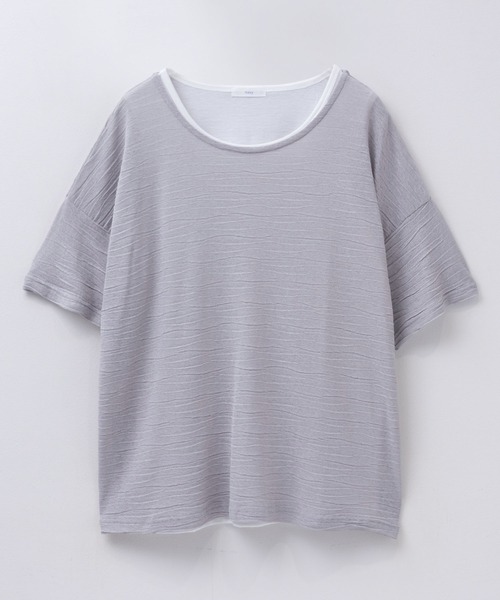 NAVY(ネイビー)の「NAVY シアープルオーバーアンサンブル(アンサンブル・レディース・グレー/ブラック/ミント・M/L)」の14枚目の写真