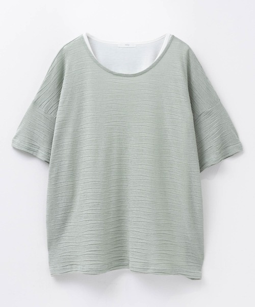 NAVY(ネイビー)の「NAVY シアープルオーバーアンサンブル(アンサンブル・レディース・グレー/ブラック/ミント・M/L)」の12枚目の写真
