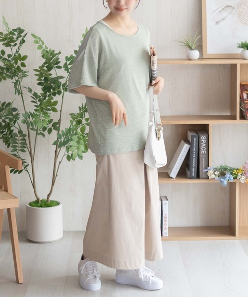 NAVY(ネイビー)の「NAVY シアープルオーバーアンサンブル(アンサンブル・レディース・グレー/ブラック/ミント・M/L)」の8枚目の写真