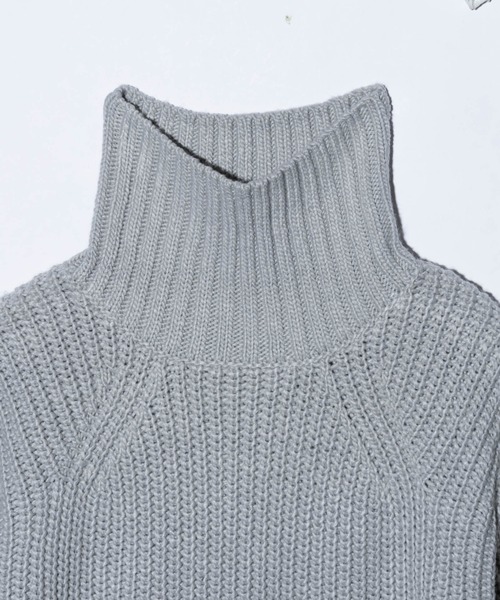 Turtle Neck Raglan Knit / タートルネックラグランニット