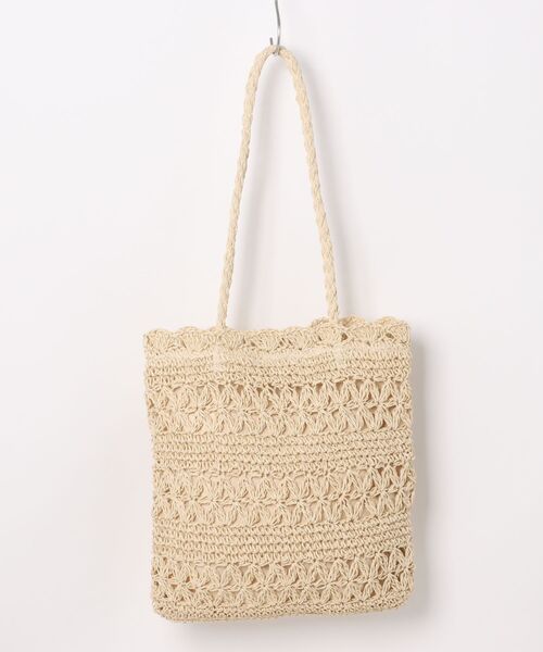 cepo（セポ）の「【aristella】フラワーデザインフラットトートバッグ（トートバッグ・レディース・ライトベージュ/ベージュ・FREE）」の18枚目の写真