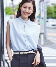 ★新品★archivio ノースリーブシャツ ライトブルー Theory ライトブルー ノースリーブシャツ S - メルカリ