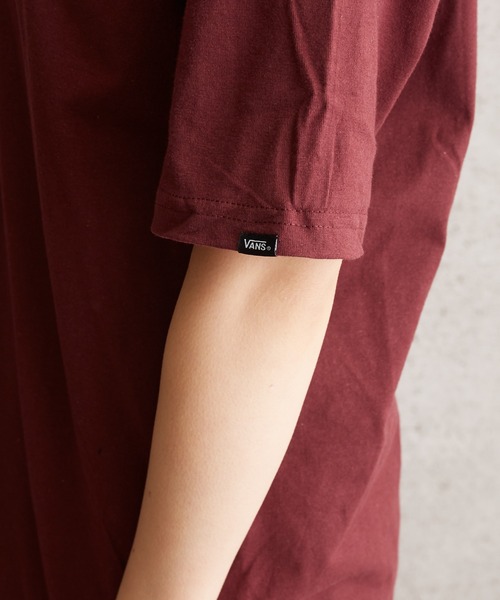 B'day(ビーデイ)の「VANS LEFT CHEST LOGO 半袖TEE VN0A3CZEK10(Tシャツ/カットソー・メンズ・ワイン・SMALL/MEDIUM/LARGE)」の8枚目の写真