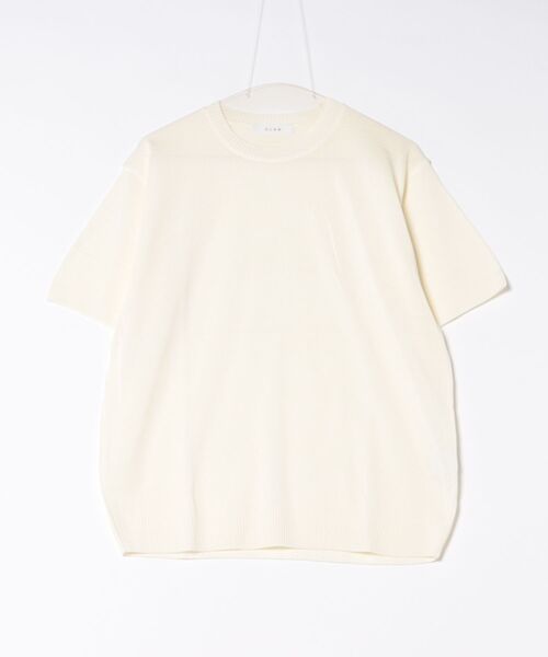 a.p.o.v.(エーピーオービー)の「a.p.o.v. ニットTシャツ(Tシャツ/カットソー・メンズ・ブルー/アイボリー/ブラウン/グリーン/ピンク/ベージュ/ネイビー/ブラック・ONESIZE)」の21枚目の写真