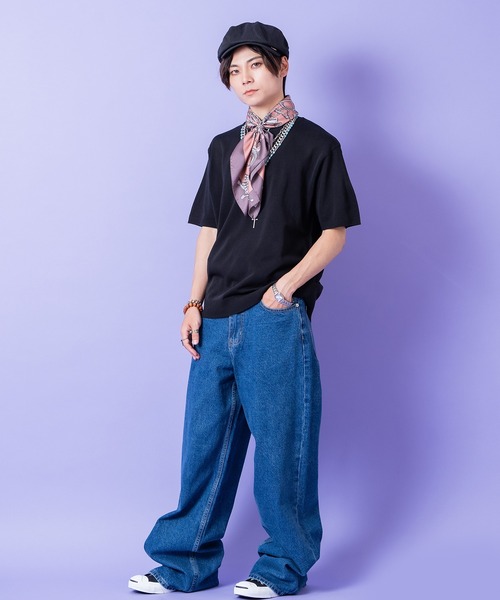 a.p.o.v.(エーピーオービー)の「a.p.o.v. ニットTシャツ(Tシャツ/カットソー・メンズ・ブルー/アイボリー/ブラウン/グリーン/ピンク/ベージュ/ネイビー/ブラック・ONESIZE)」の22枚目の写真