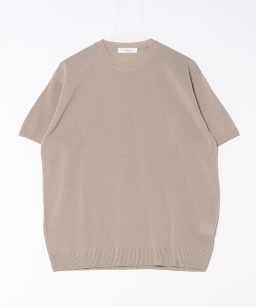a.p.o.v.(エーピーオービー)の「a.p.o.v. ニットTシャツ(Tシャツ/カットソー・メンズ・ブルー/アイボリー/ブラウン/グリーン/ピンク/ベージュ/ネイビー/ブラック・ONESIZE)」の11枚目の写真