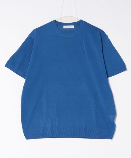 a.p.o.v.(エーピーオービー)の「a.p.o.v. ニットTシャツ(Tシャツ/カットソー・メンズ・ブルー/アイボリー/ブラウン/グリーン/ピンク/ベージュ/ネイビー/ブラック・ONESIZE)」の17枚目の写真
