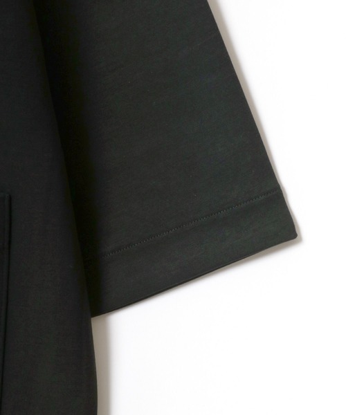 ANPAS（アンパス）の「Cool Touch Ponte Fabric Summer Cardigan/接触冷感 ポンチ サマー カーディガン 春夏 半袖（カーディガン/ボレロ・メンズ・グリーン/ネイビー/ブラック/グレイッシュベージュ・M/L）」の12枚目の写真