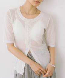 DRWCYS | フロントボタンシアーカーディガン(Tシャツ/カットソー)