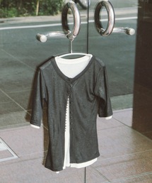 BIOTOP カーディガン BIOTOP カーディガン 「BIOTOP」Vneck Tight cardigan