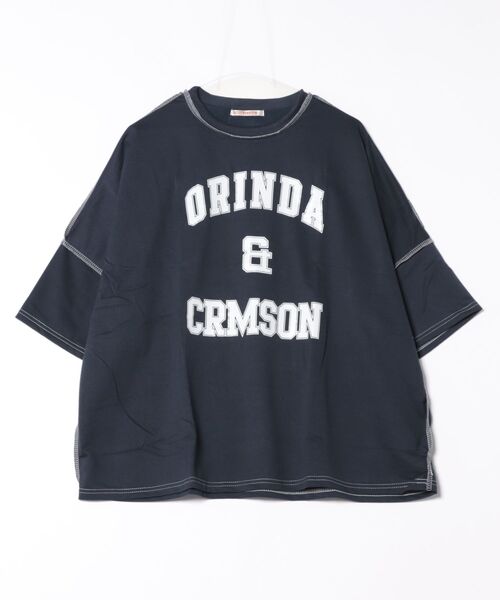 NinaetLina(ニナエリナ)の「ビックシルエットTシャツ(Tシャツ/カットソー・レディース・ライトグレー/ネイビー/グリーン・FREE)」の18枚目の写真