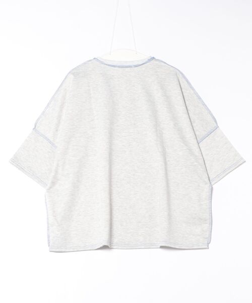 NinaetLina(ニナエリナ)の「ビックシルエットTシャツ(Tシャツ/カットソー・レディース・ライトグレー/ネイビー/グリーン・FREE)」の19枚目の写真