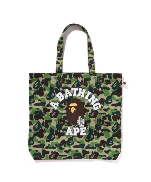 NGAP x APE コラボキャンバス　トートバッグ　エイプ 完売必至！エイプの“人気柄トート”が1590円！」超ビッグサイズで
