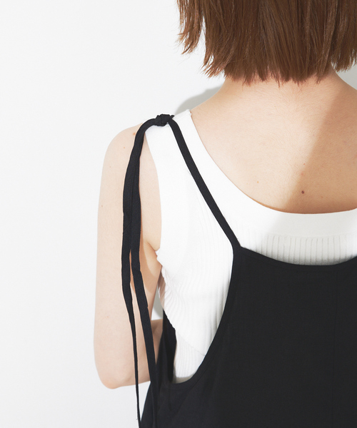 セール】【TICCA/ティッカ】リネンキャミソールコンビネゾン（つなぎ