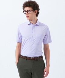 MACKINTOSH PHILOSOPHY（ﾏｯｷﾝﾄｯｼｭ ﾌｨﾛｿﾌｨｰ）の「トロッター メランジ鹿の子 カッタウェイポロ（シャツ/ブラウス・メンズ）」