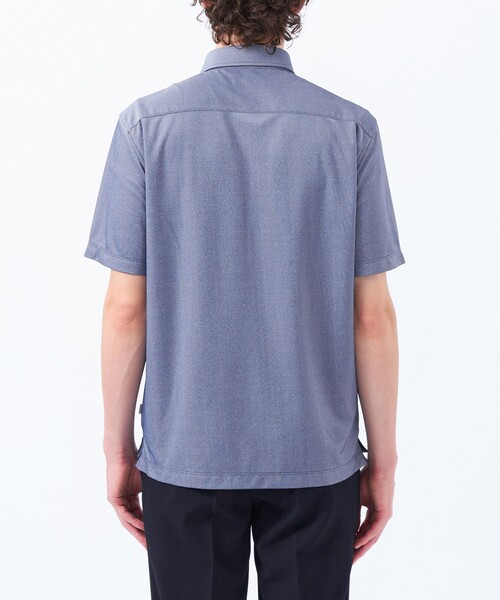 MACKINTOSH PHILOSOPHY(マッキントッシュ フィロソフィー)の「トロッター メランジ鹿の子 カッタウェイポロ(シャツ/ブラウス・メンズ・パープル系その他7/ネイビー/ライトブルー/チャコールグレー・42/38/40)」の11枚目の写真