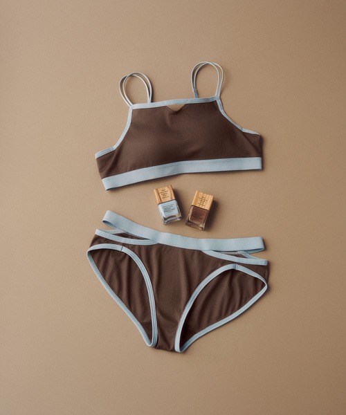 AMPHI（アンフィ）の「「NAILS INC×AMPHI」　ブラジャー　モールドカップ（ブラジャー・レディース・ブラウン/ベビーピンク/グレー系その他・B65/B70/B75/C65/C70/C75/D65/D70/D75/E65/E70/E75）」の10枚目の写真