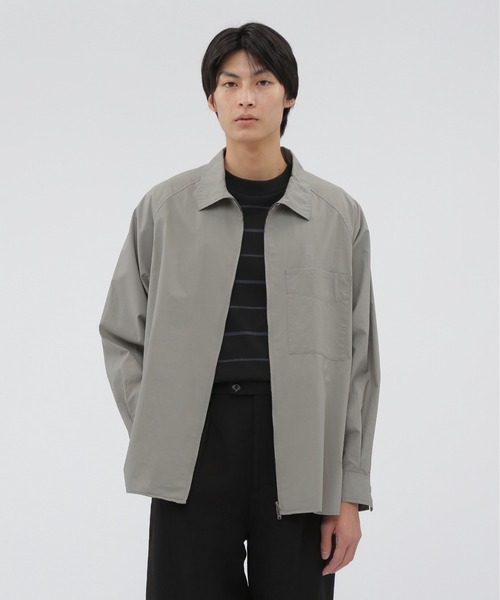 MARGARET HOWELL(マーガレットハウエル)の「COATED COTTON POPLIN BLOUSON(ブルゾン・メンズ・グリーン系その他7・SMALL)」の1枚目の写真