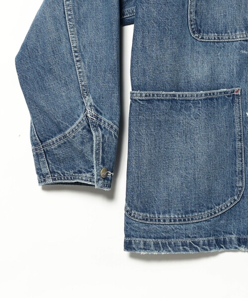 Ray BEAMS（レイビームス）の「RED CARD / Chore Coat（ブルゾン・レディース・ブルー・SMALL）」の4枚目の写真