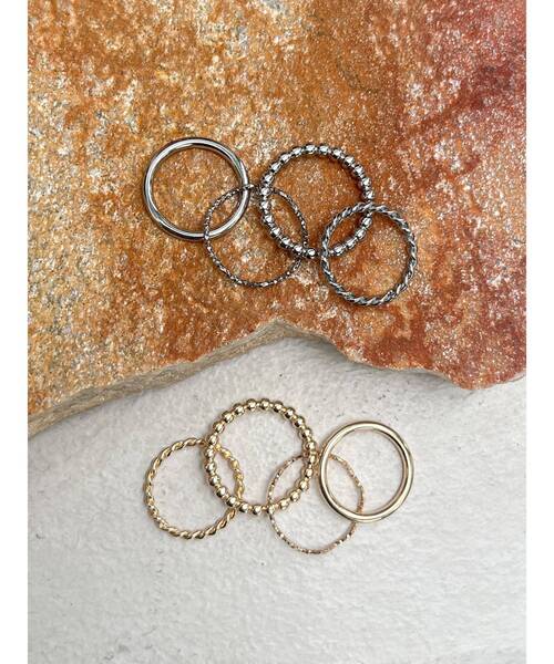 Ungrid（アングリッド）の「デザインリングセット（リング・レディース・シルバー/ゴールド・FREE）」の12枚目の写真