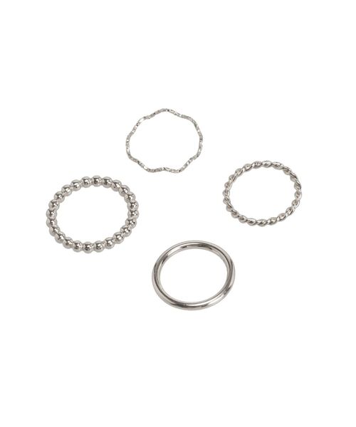 Ungrid（アングリッド）の「デザインリングセット（リング・レディース・シルバー/ゴールド・FREE）」の4枚目の写真