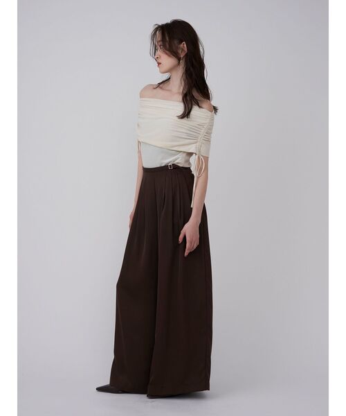 セール】シルエットタックワイドパンツ（その他パンツ