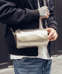 Leather cylinder bag