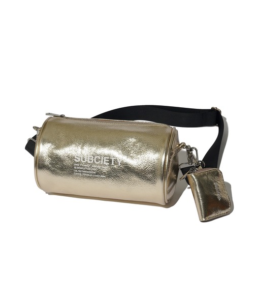 Subciety(サブサエティ)の「Leather cylinder bag(ショルダーバッグ・メンズ・ブラウン/ブラック/ゴールド・FREE)」の10枚目の写真