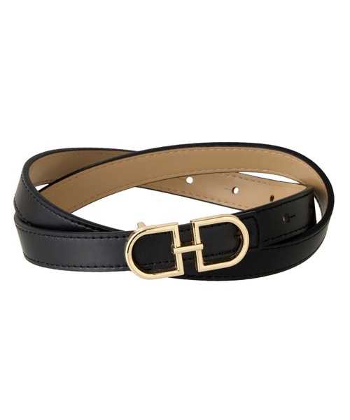 INGNI(イング)の「トップ式バックルリバーシブルベルト/A(ベルト・レディース・アイボリー/ブラック/ブラウン/ボルドー・ONE SIZE)」の3枚目の写真