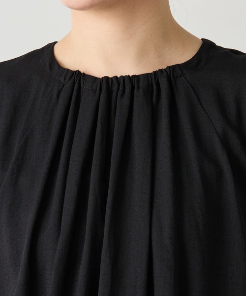 COLLAGE GALLARDAGALANTE（コラージュガリャルダガランテ）の「【OT】T/Rフレンチセットアップ（セットアップ・レディース・ベージュ/ブラック・FREE）」の9枚目の写真